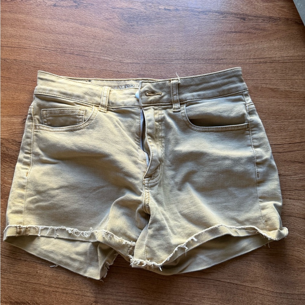 American Eagle Outfitters Tan Jean Shorts